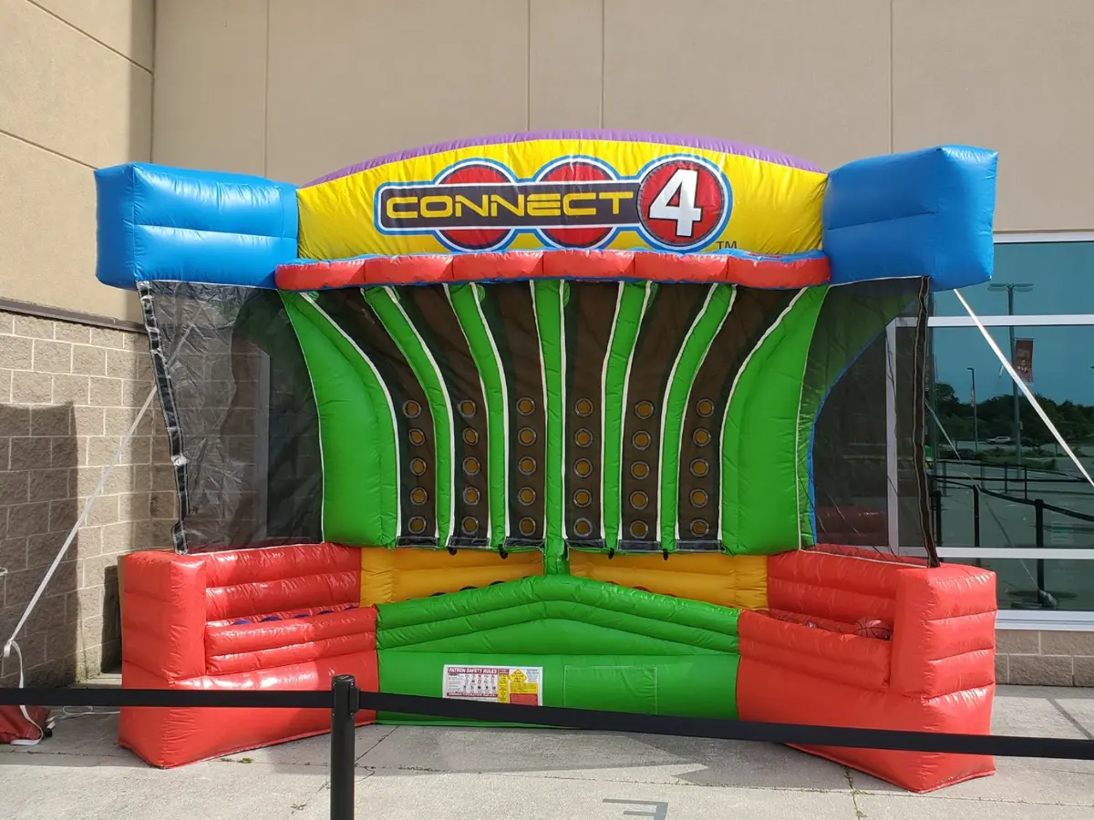 Connect 3™ Basketball Game Rental | Inflatable Sports | Redline Inflatables